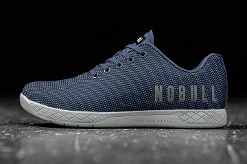 Dark / Blue Nobull Dark Denim Men's Trainers | CA H1230A